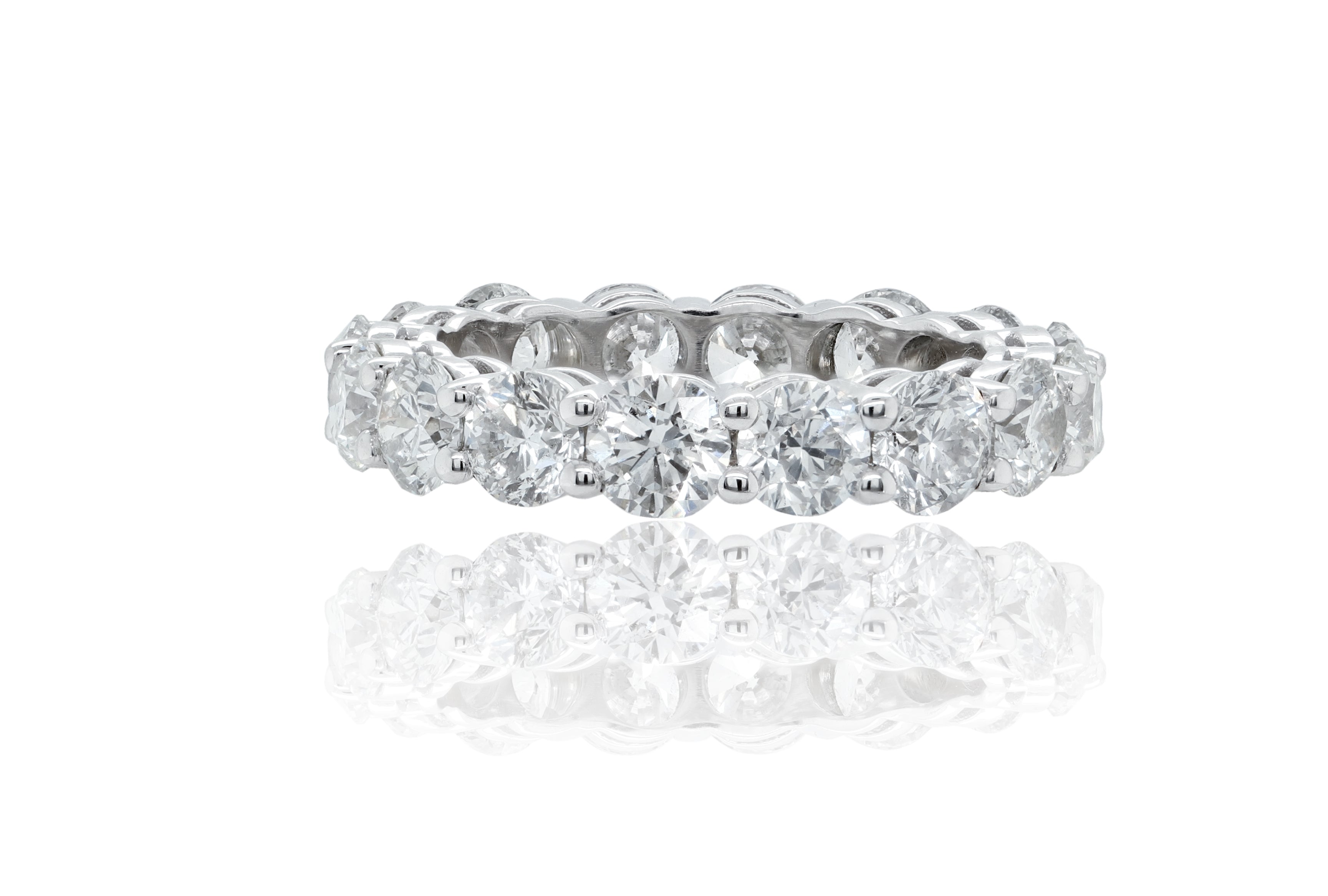 18K White Gold 3.75cts Diamond Ring
