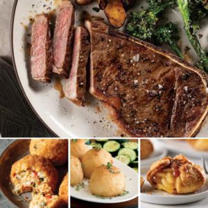 Omaha Steaks 75490 Bone-In New York Strip Dinner for 2