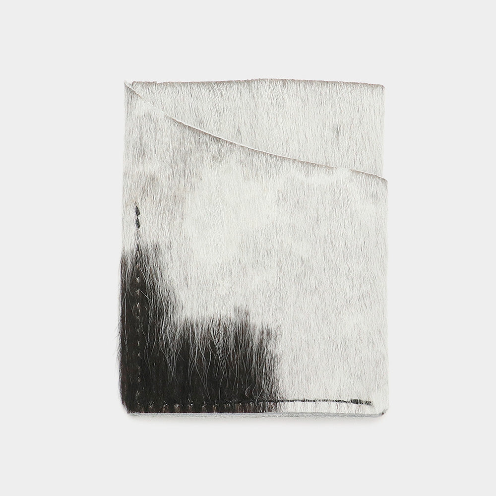 Genuine Fur Calf Card Holder Wallet 2.75" X 3.75"