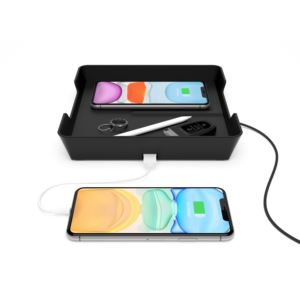 WP0703010-084 Einova Qi-certified 10W fast charging Valet Tray
