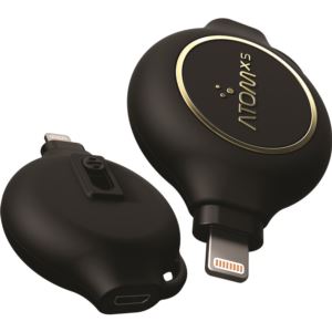 CHARGEWORX KL1300 Atom Key Chain Lightning 1300Mah 3hrs+ Emergency Charge
