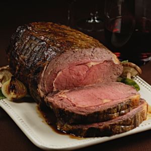 Kansas City Steak Company 8233 1 (3.5-4lb) Garlic & Herb Encrusted Prime Rib