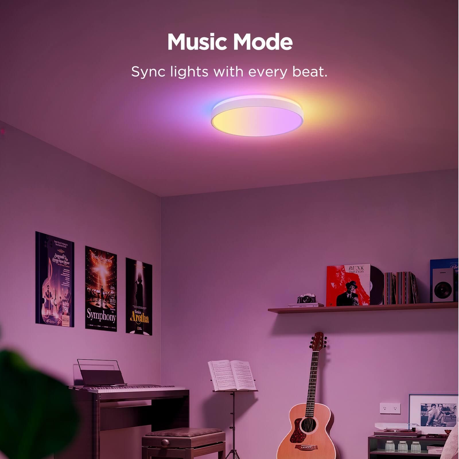 Govee - RGBICWW 15inch Ceiling Light Pro