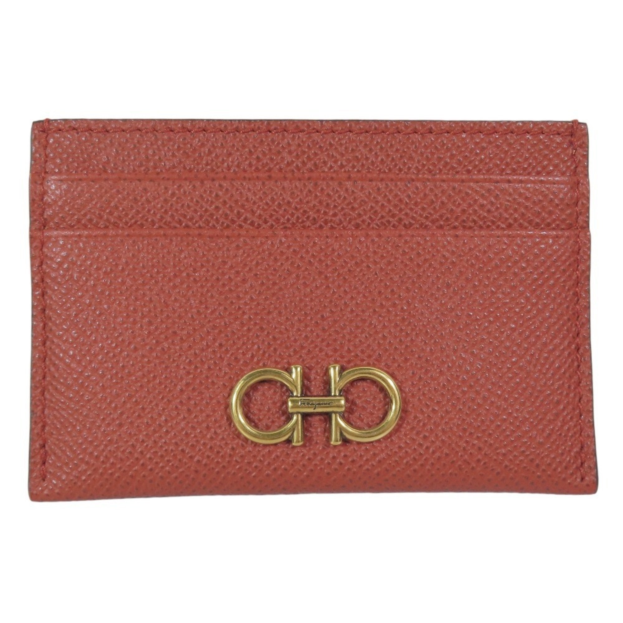 Salvatore Ferragamo Leather Card Case (Pre-Owned)