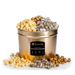 3.5G.POP.3.2-US Popinsanity 3.5 Gallon Popcorn Tin - 3 Flavors