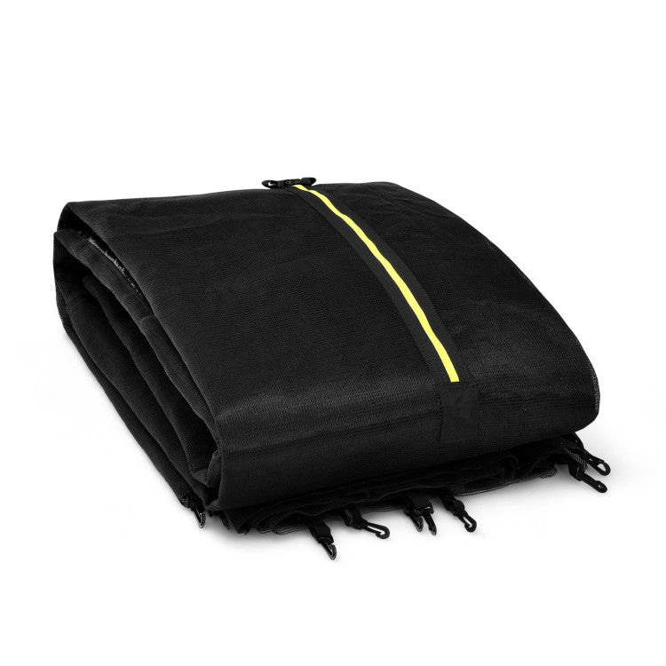 Trampoline Replacement Protection Enclosure Net with Zipper