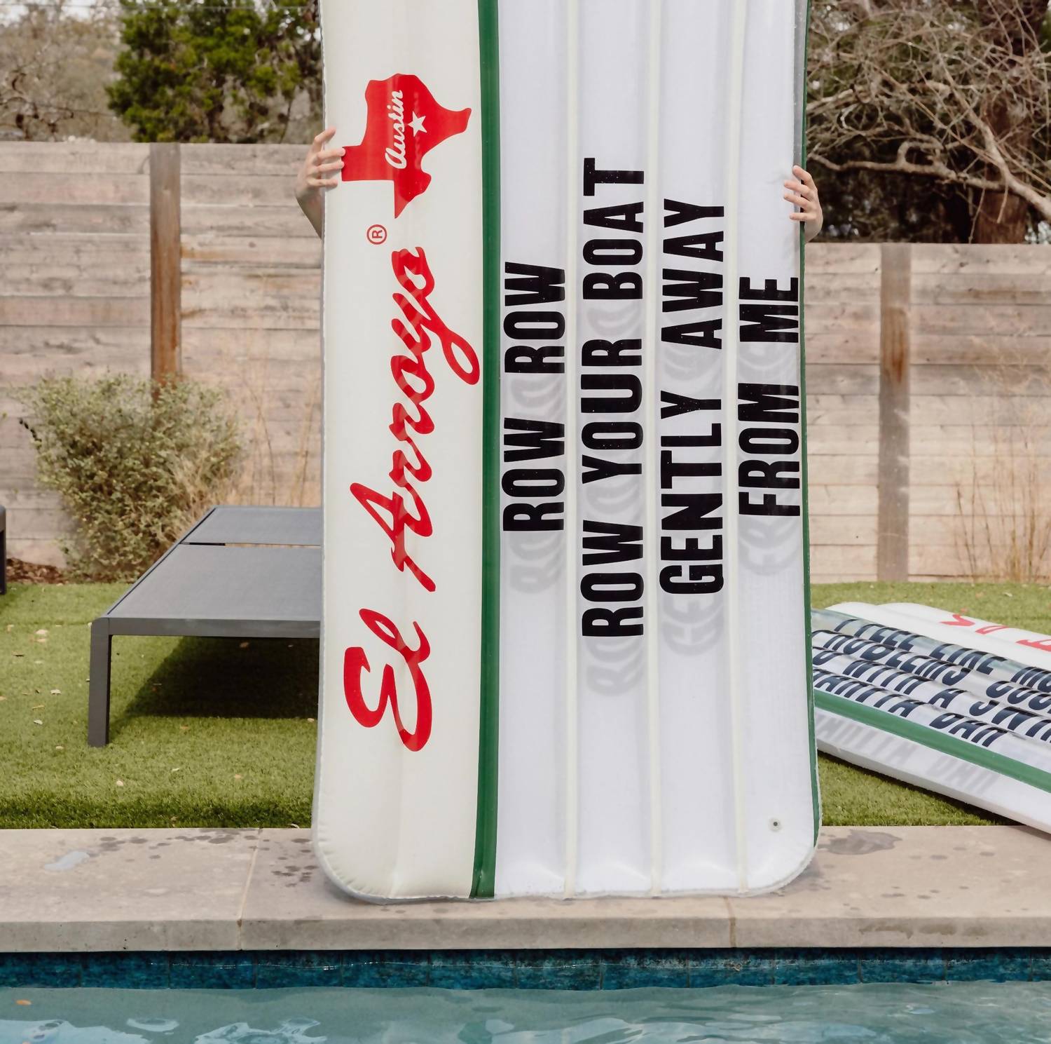 Pool Float In Row Away
