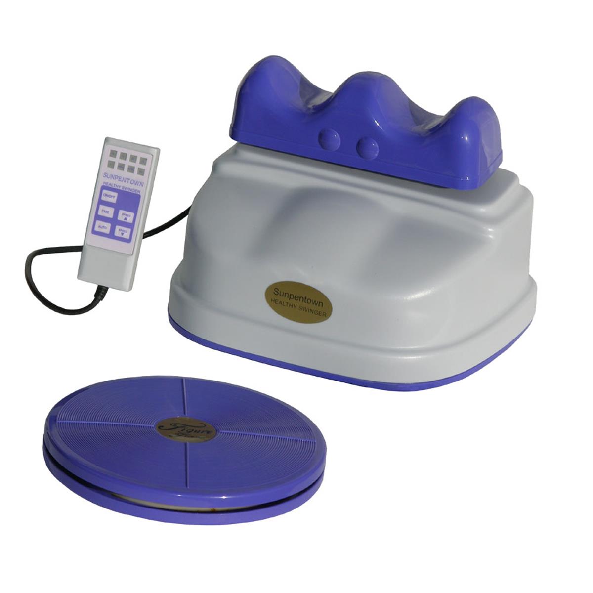 Sunpentown  Swing Machine with Swivel Disc White & Blue