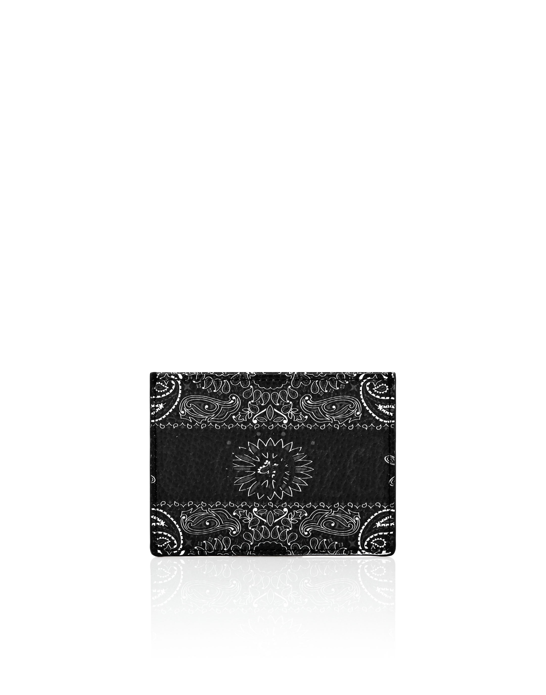 Leather Credit Cards Holder Paisley