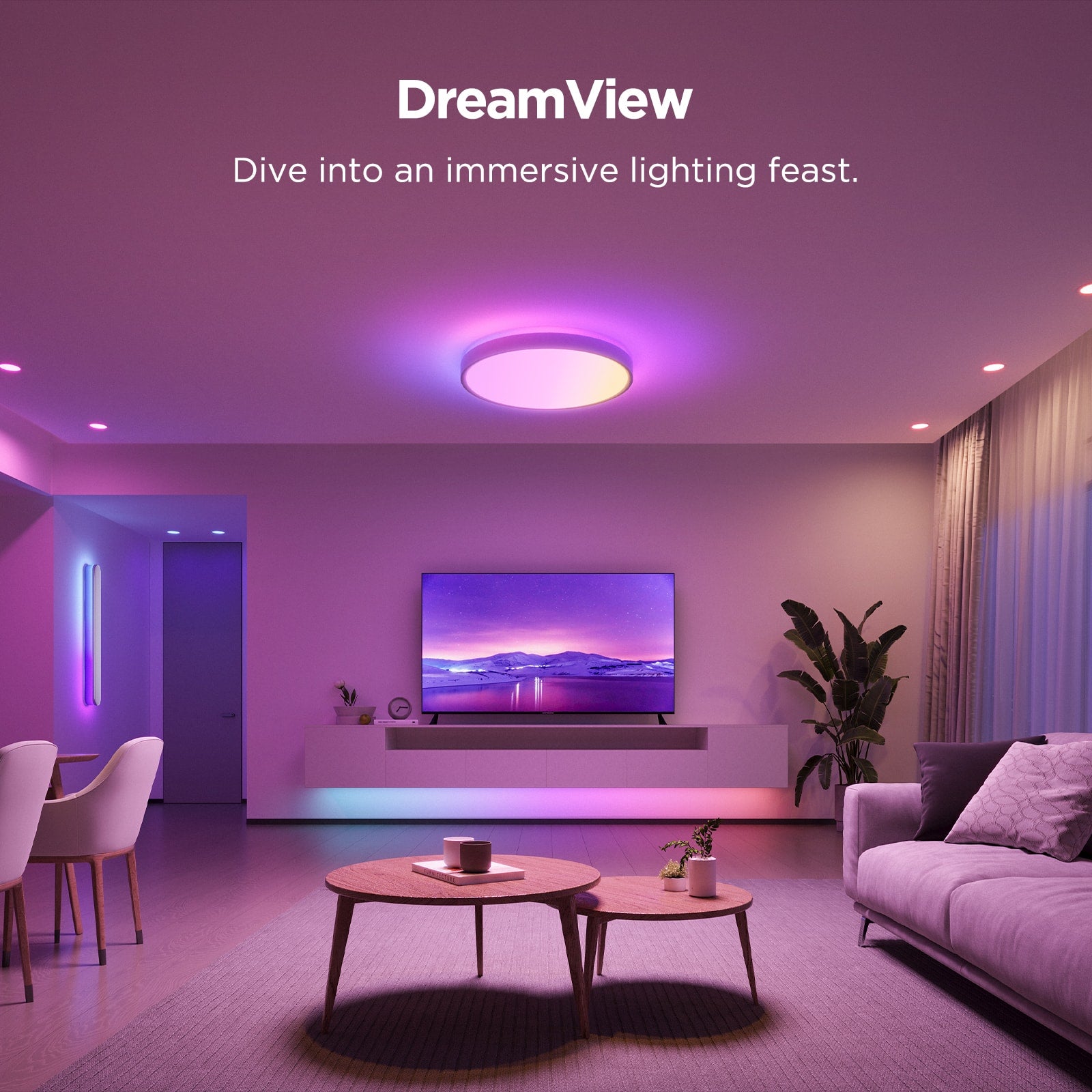 Govee - RGBICWW 15inch Ceiling Light Pro