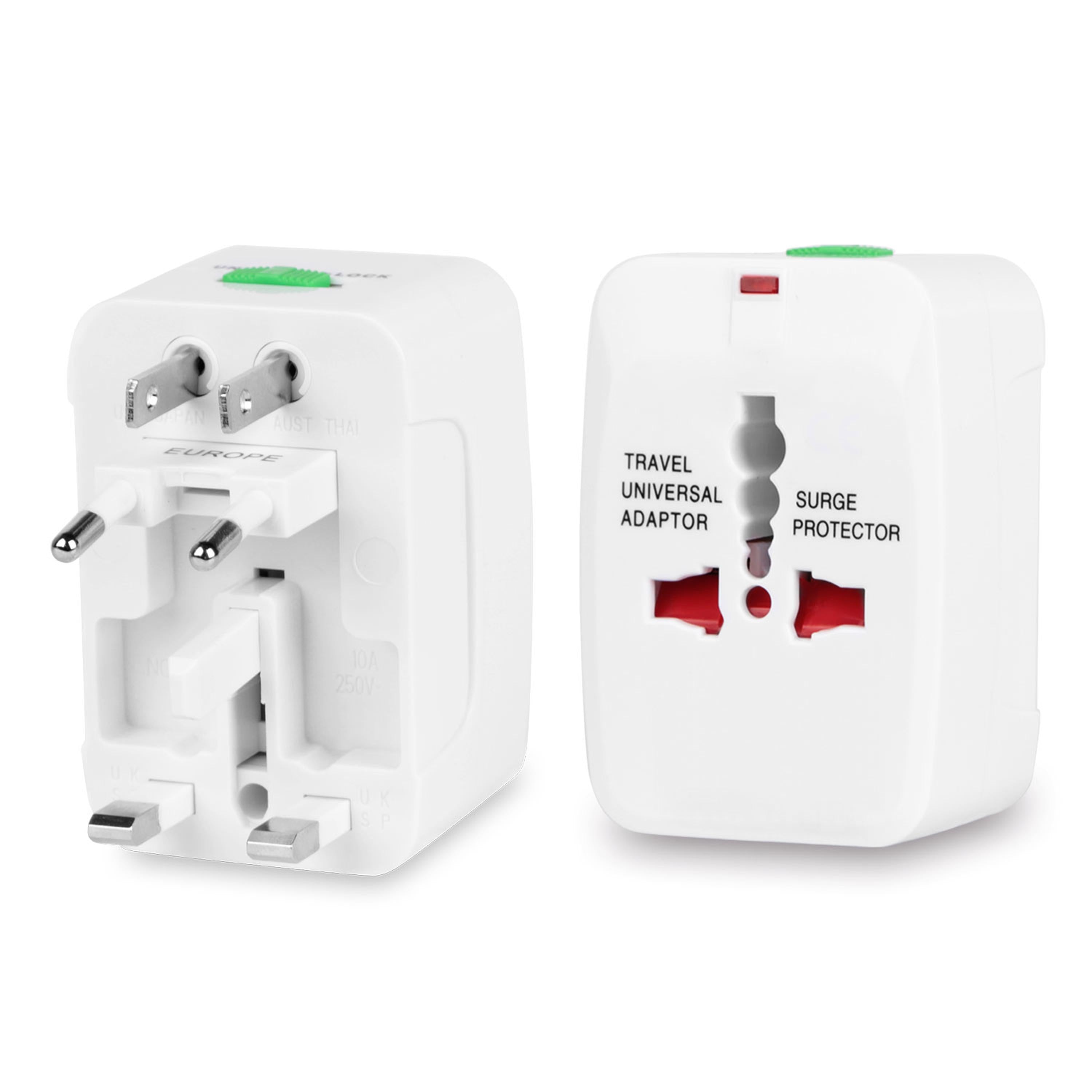 Travel Adapter: AC Power Plug US UK EU AUST