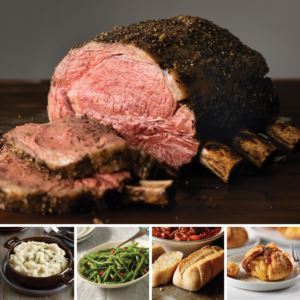 Omaha Steaks 73282 Bone-In Frenched Prime Rib Roast Meal