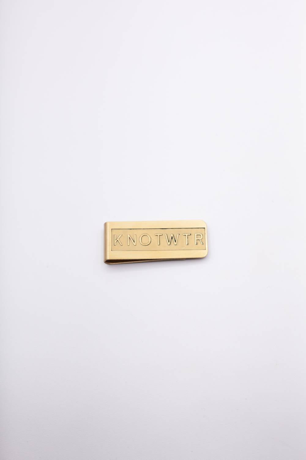 "money On My Miind" Money Clip In Gold