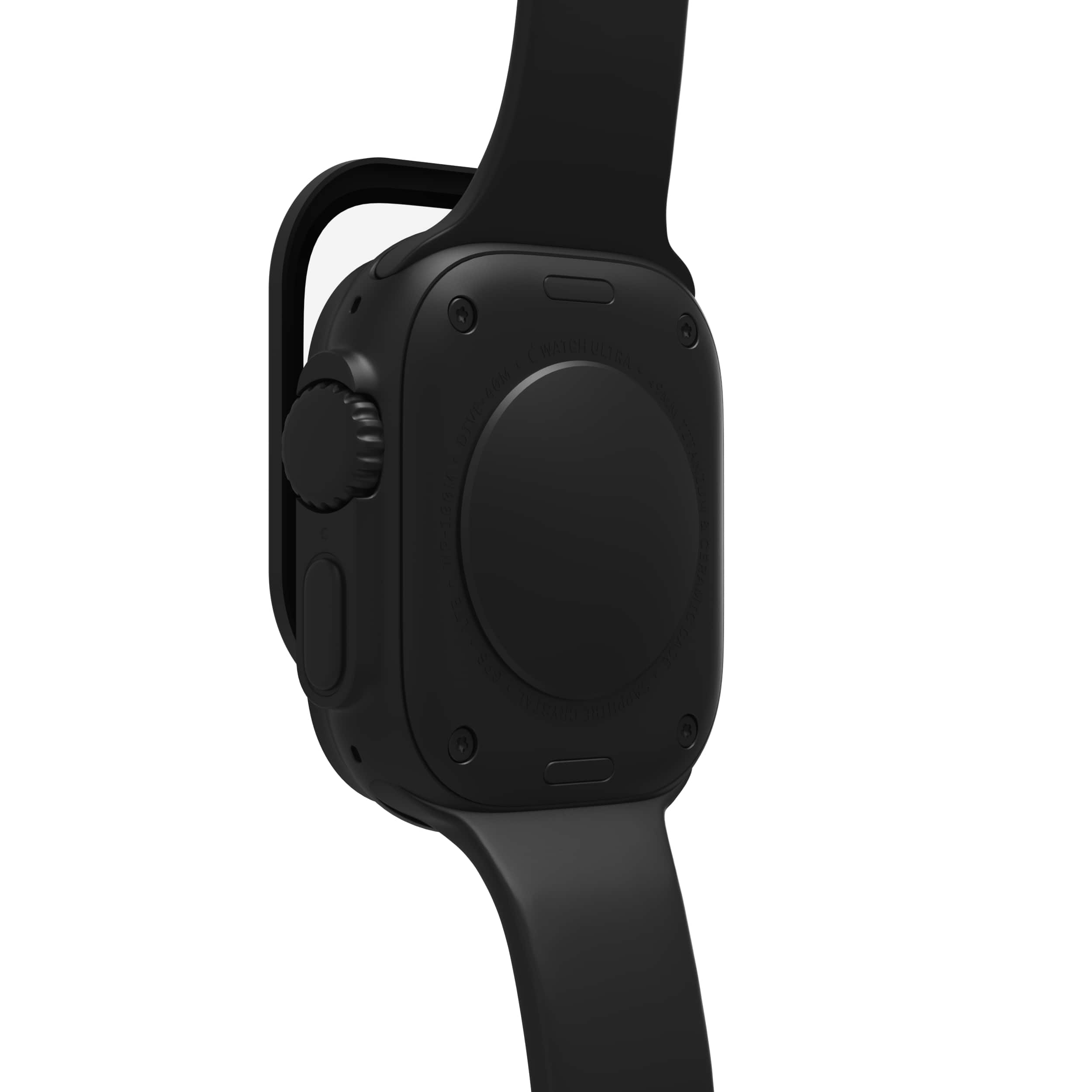 ZAGG - InvisibleShield Glass XTR4 Eco Advanced Edge-to-Edge & Anti-Reflective Screen Protector for Apple Watch Ultra 2/1 49mm - Black