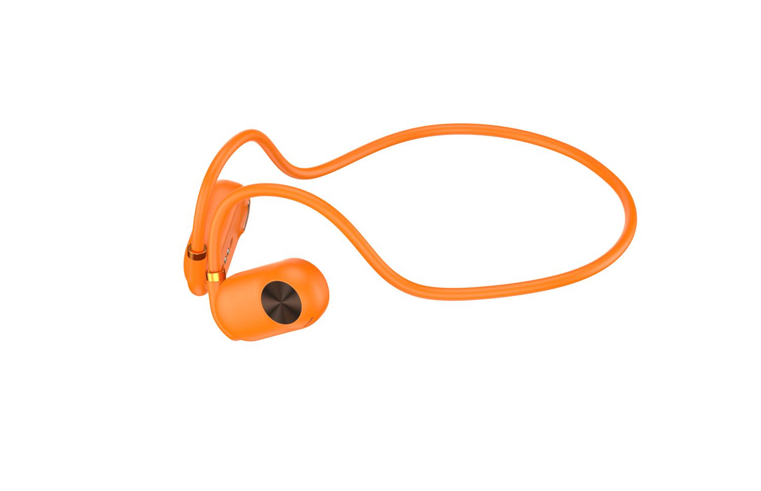 Q1 Rechrageable Bluetooth Headphones In Orange