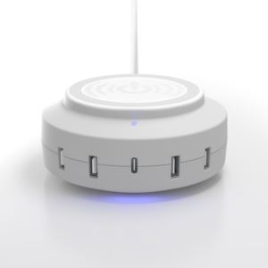 Limitless Innovations CRGRDX5E3005002 ChargeHub X5 Elite 3005 5 Port USB Charger - (White)