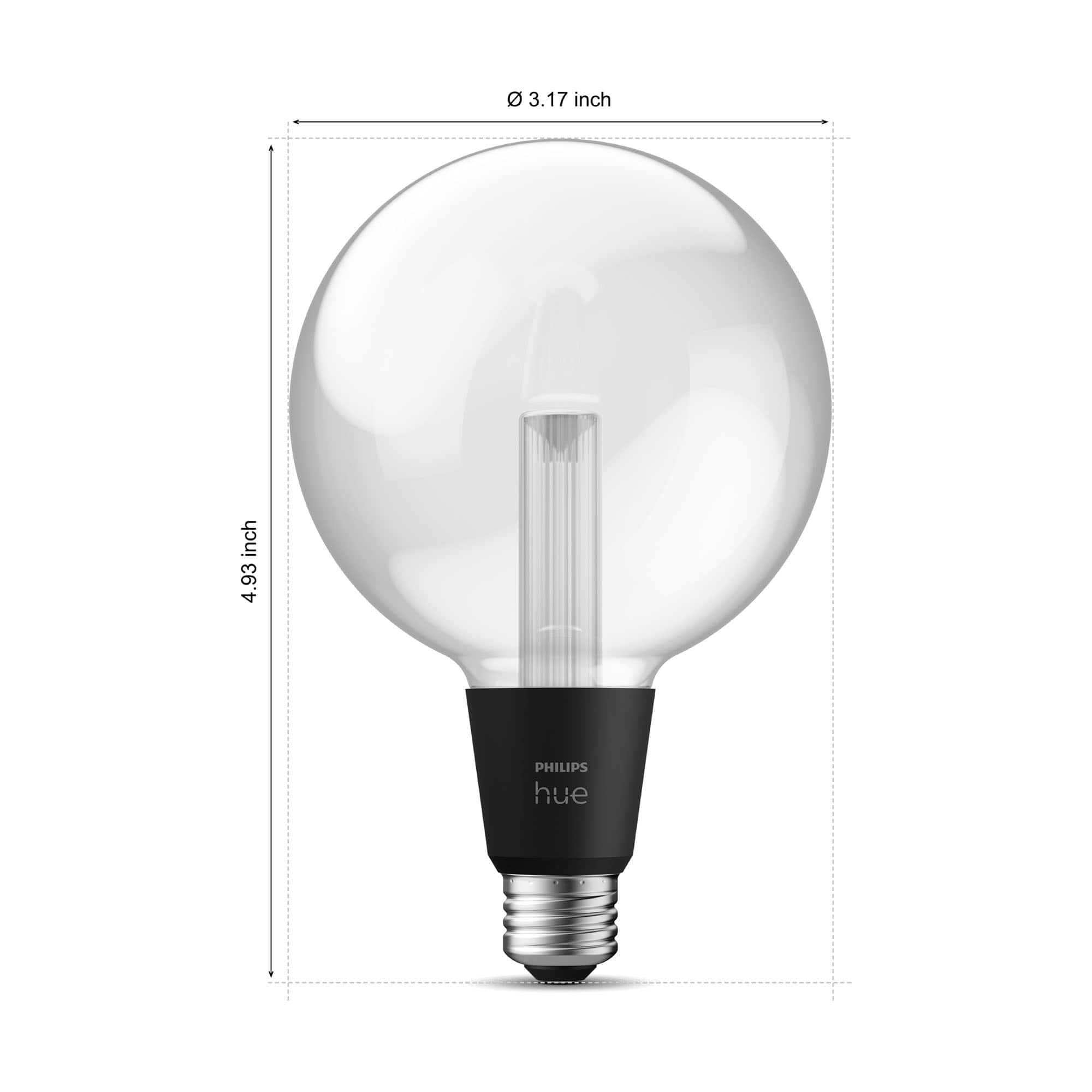 Philips - Hue LightGuide Large Globe G125 - black