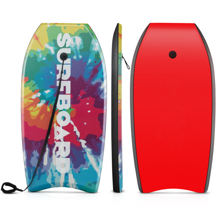 Lightweight Body Board Boogie Board with EPS Core XPE Deck HDPE Bottom