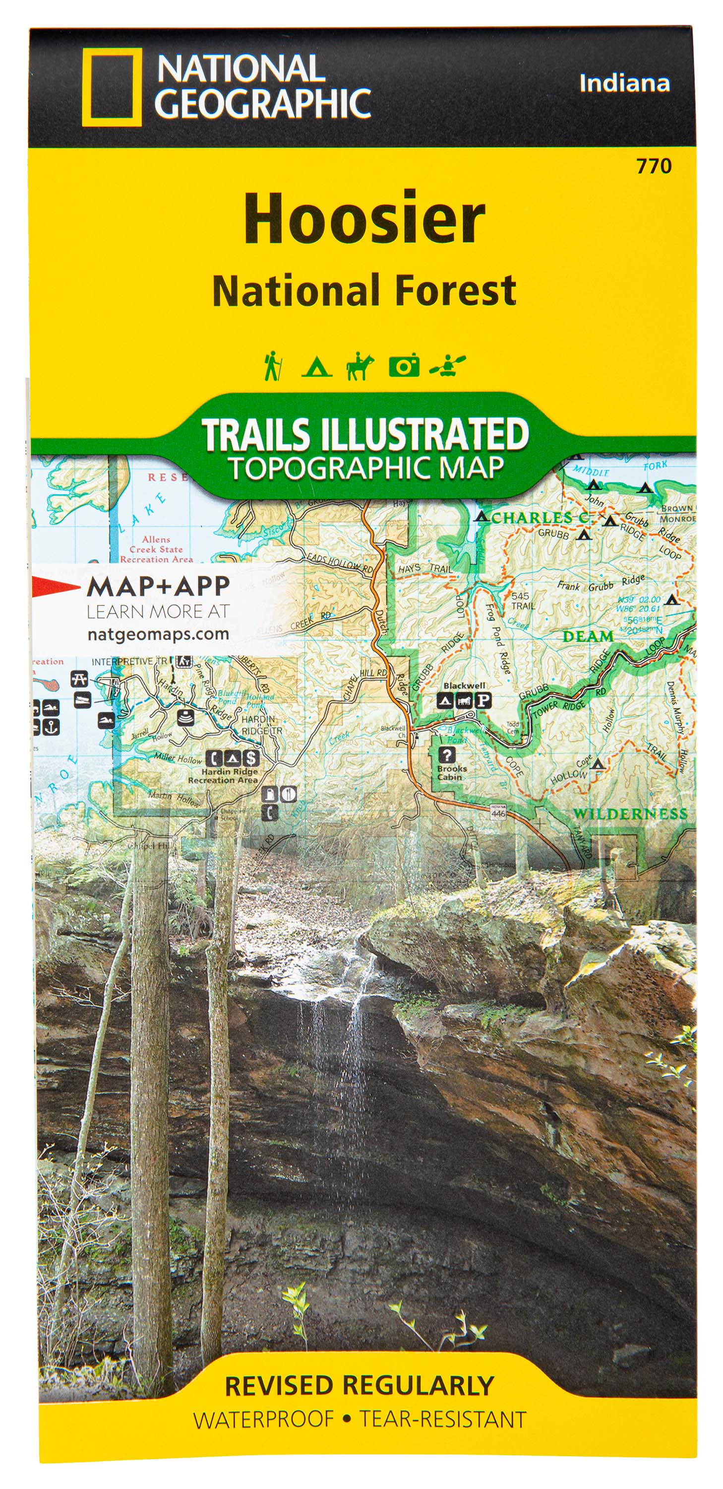National Geographic National Forests Trails Illustrated Topographic Map Series