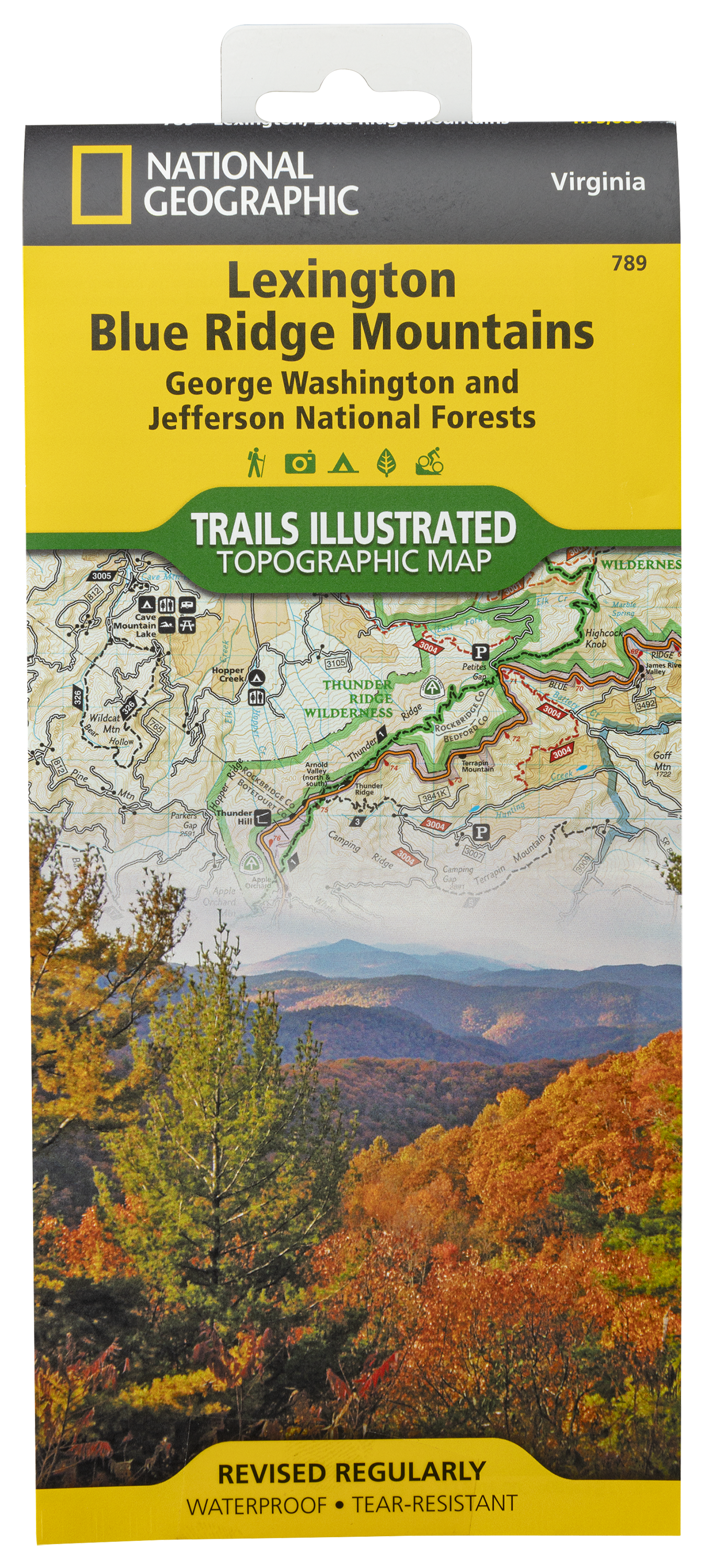 National Geographic National Forests Trails Illustrated Topographic Map Series