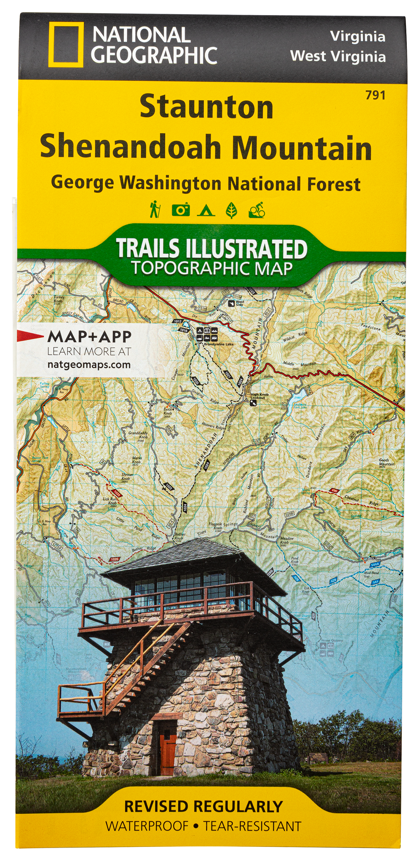 National Geographic National Forests Trails Illustrated Topographic Map Series
