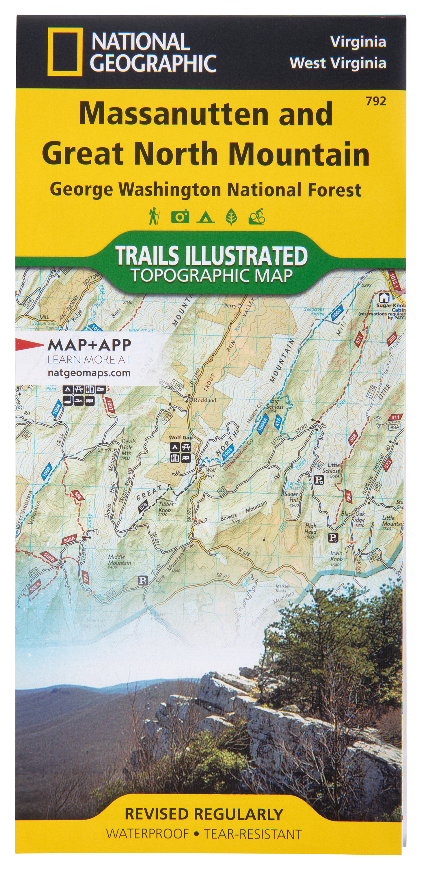 National Geographic National Forests Trails Illustrated Topographic Map Series