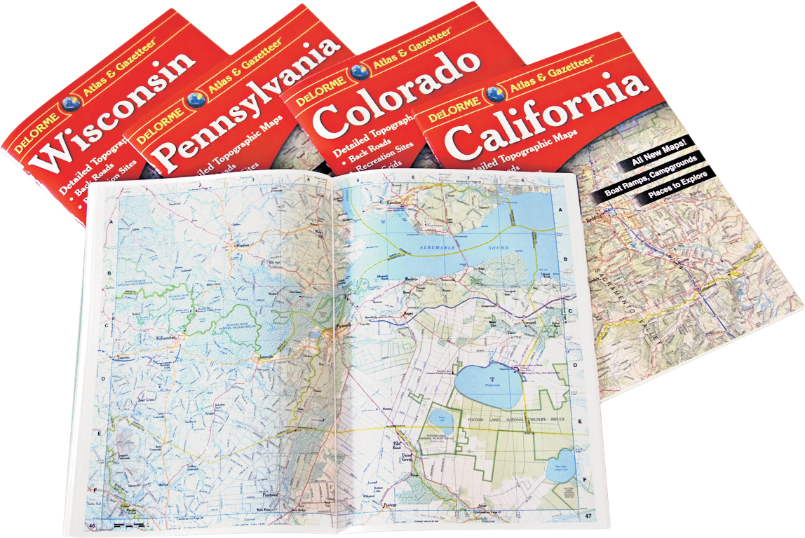 DeLorme State Topographic Atlas and Gazetteer