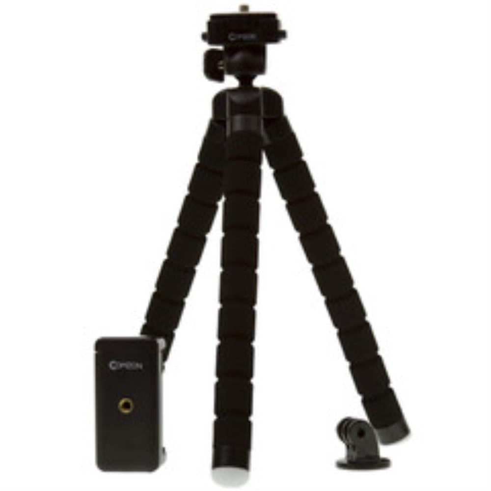 ComzonÂ Flexible Foam Grip Mini Tripod for Phones, GoPro Video, DSL Cameras, & more - Black
