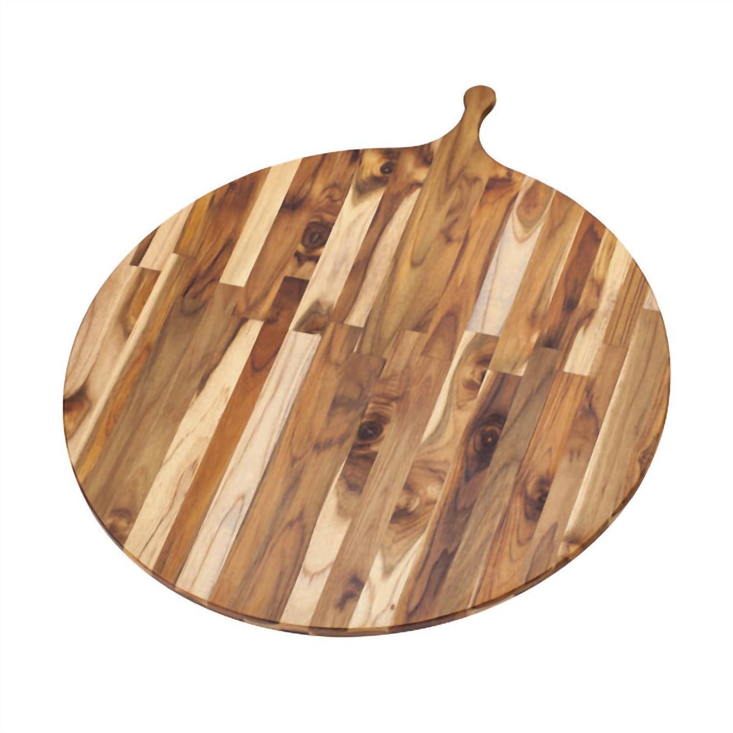 Large Atlas Serving Board In Brown