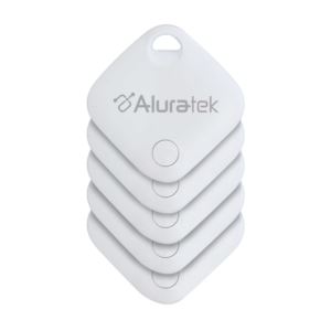 Aluratek ATAG05F Track Tag Tracker with Apple Find My (IOS Only)5-pack