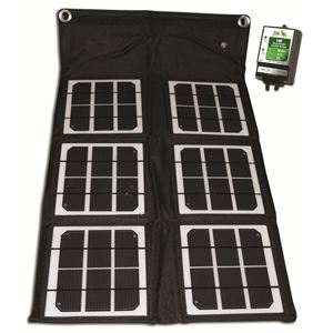 Nature Power 55020 18 Watt Folding Solar Panel w/8 Amp Controller