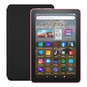 Amazon B09BG66WMW-BUNDLE Fire HD 8 64GB Tablet with Easel Case