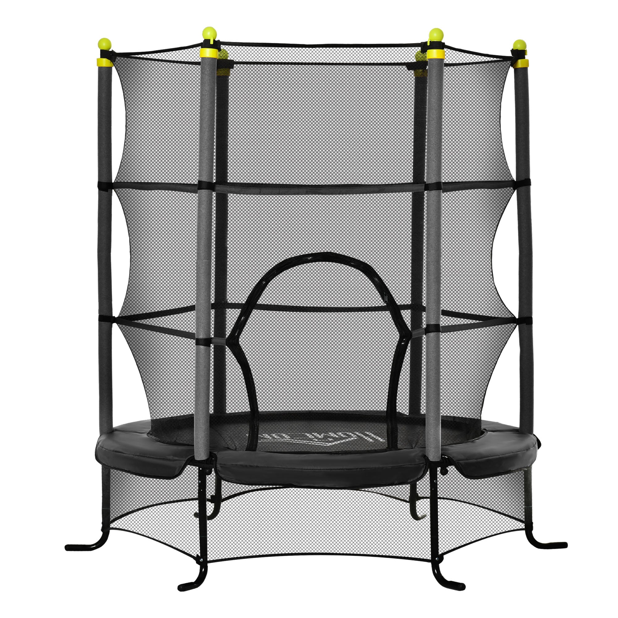 Streamdale Ultimate Kid Safety Indoor-Outdoor Mini Trampoline Foam Pad + Spring-Free Bungee + Protective Netting