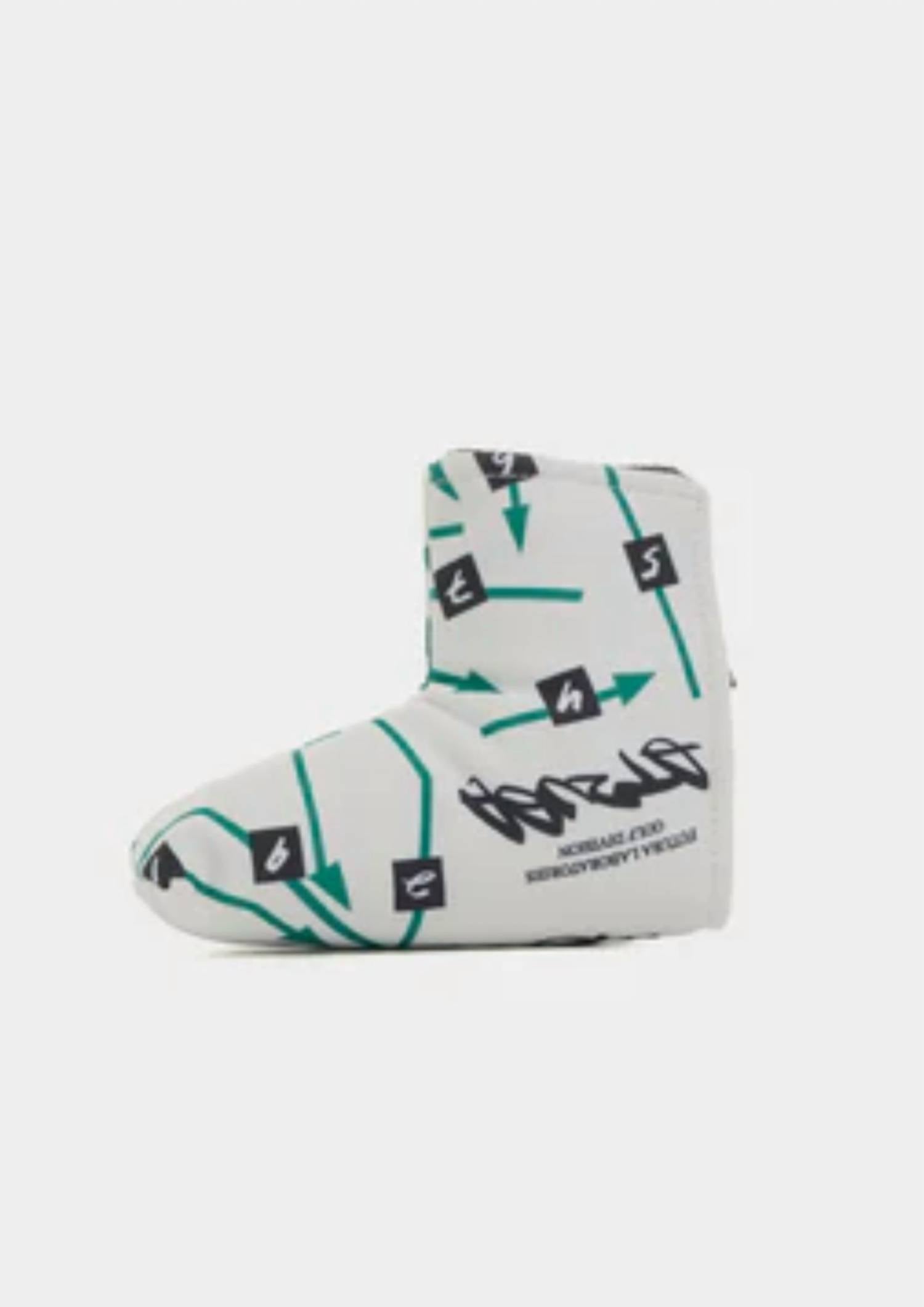 Futura Blade Golf Putter Cover In White