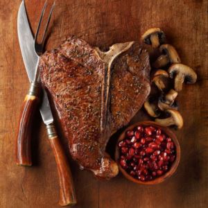 Kansas City Steak Company 9007 4 (18oz) Porterhouse Steaks