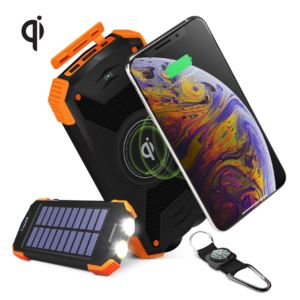 HYPERCEL 14659 HyperGear Solar 10000mAh Wireless Power Bank