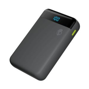 Skullcandy S7PZZ-P916 Fat Stash 2 10,000mAh Portable Battery Pack - Chill Grey/Yellow