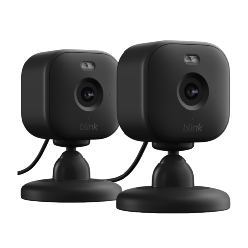 Blink Mini 2 Indoor/Outdoor Plug-In Security Camera - 2-Cameras, Black