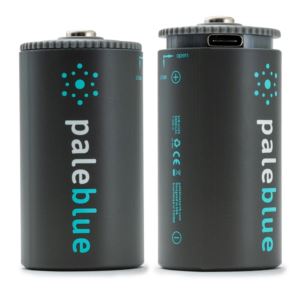 PB-D Pale Blue Lithium Ion Rechargeable D Batteries.2 pack.