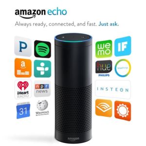 Amazon B00X4WHP5E Echo Smart Speaker - (Black)