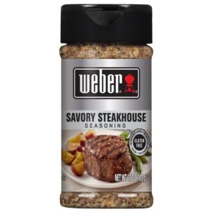 Weber 1150721 Savory Steakhouse Seasoning, 6.1 oz