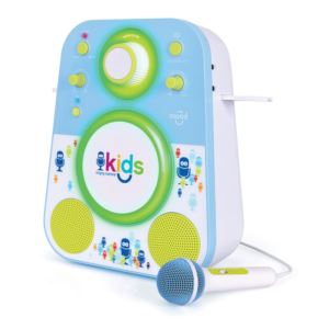 Singing Machine SMK250BG Kids Bluetooth Sing-Along System Blue and Green Ages 4+ Years