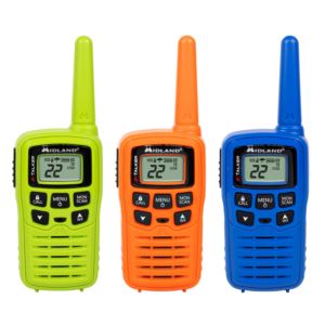 Midland T10X3M Multi-Color X-Talker Two Way Radio 3 Pack