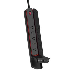 Monster 2MNAC0675B0L2 Power Center Vertex XL 10 AC Outlet Surge Protector Black