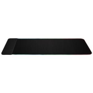 iLive IAMQ212B Gaming Mouse Pad with Wireless Charging Pad and LED Lights