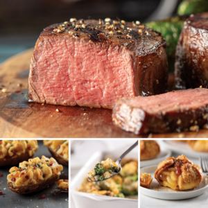 Omaha Steaks 69738 Butcher's Cut Filet Mignon Dinner