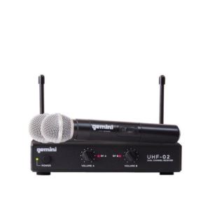 UHF-02M-S12 Gemini UHF-02M UHF Dual Handheld Wireless Microphone System