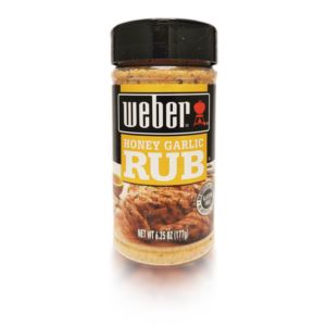 Weber 1150415 Honey Garlic Rub 6.25oz