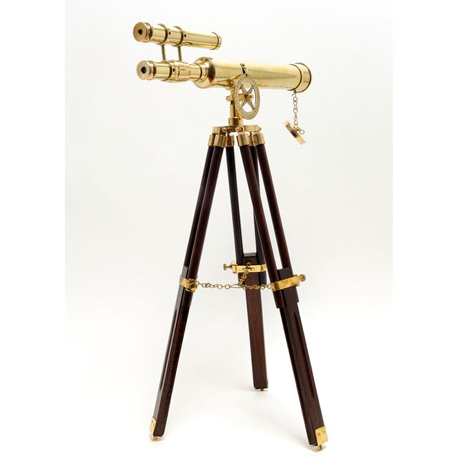 Old Modern Handicrafts Harbor Telescope with Stand