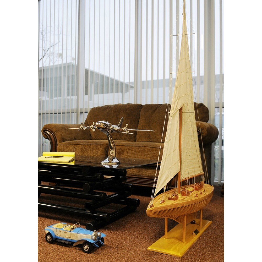 Old Modern Handicrafts Shamrock Open Hull Model Ship